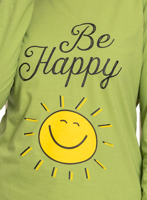 Foliage Printed Long - Sleeve Design 44 - Khotwh